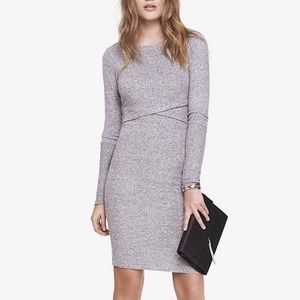 Express cross cross sweater dress